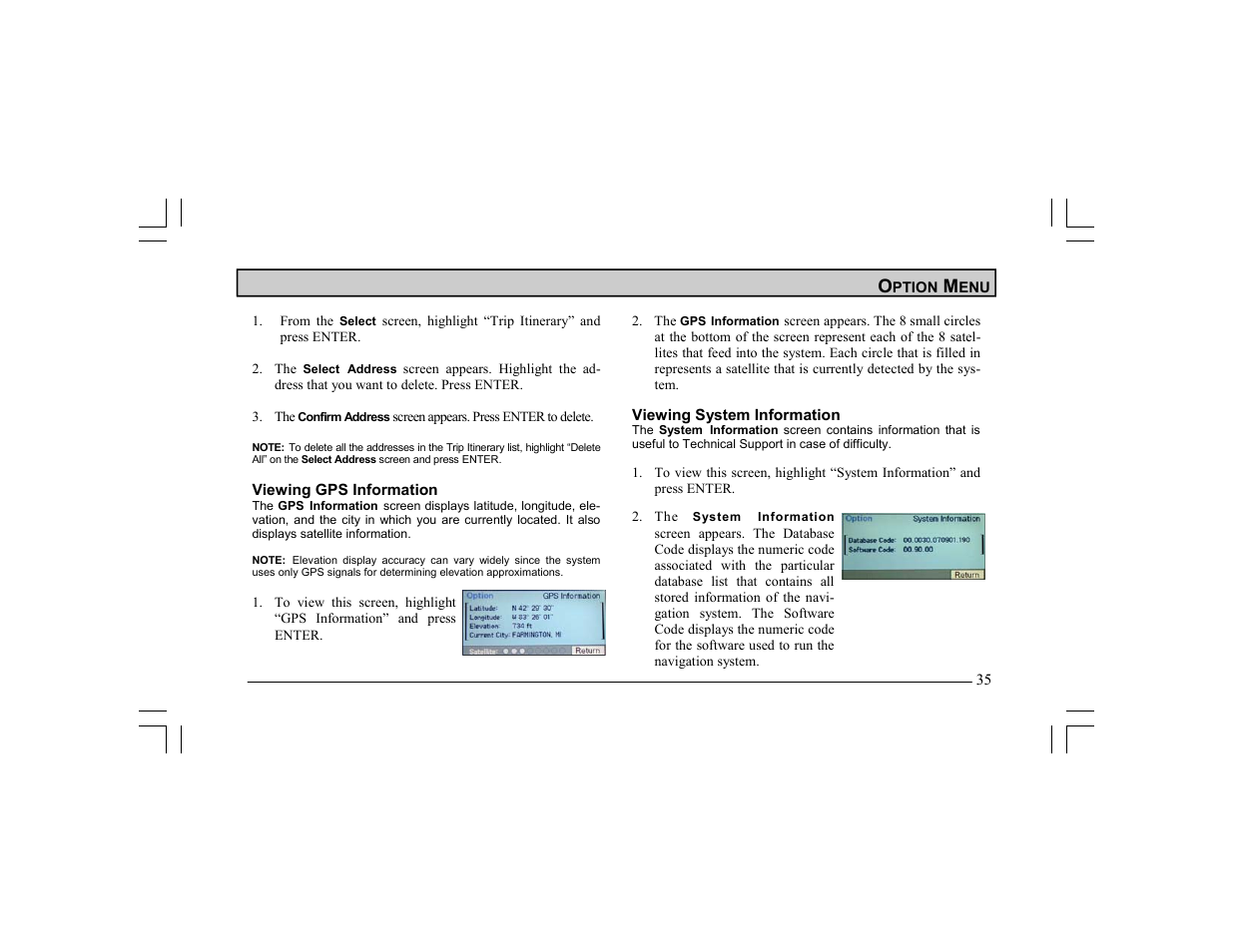 Alpine Navigation Radio User Manual | Page 38 / 61