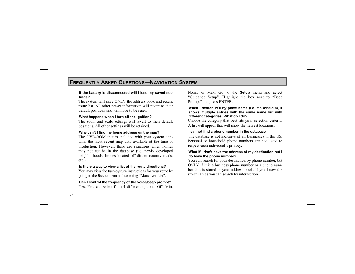 Alpine Navigation Radio User Manual | Page 57 / 61