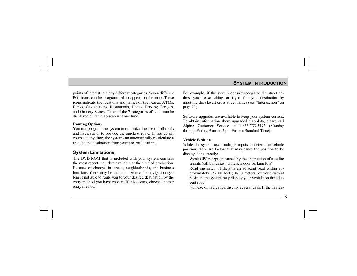 Alpine Navigation Radio User Manual | Page 8 / 61