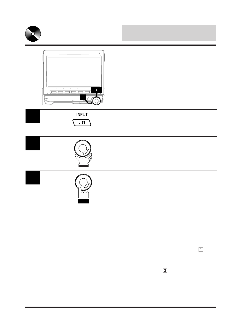 Cd player/changer operation (optional), Displaying list of cd titles | Alpine 68P21523Y62-B User Manual | Page 58 / 239