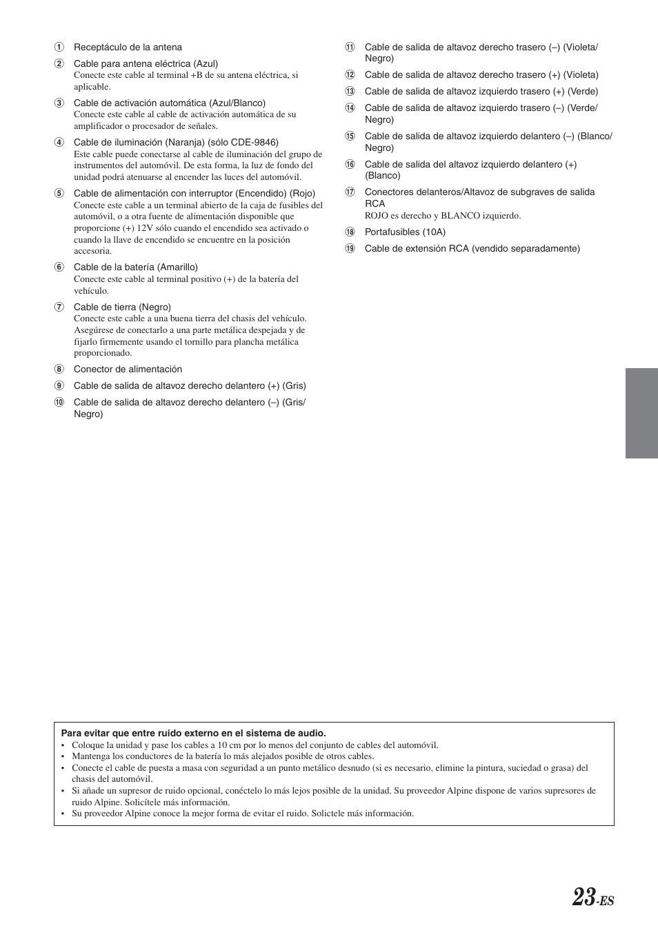 Alpine CDE-9846 User Manual | Page 72 / 72