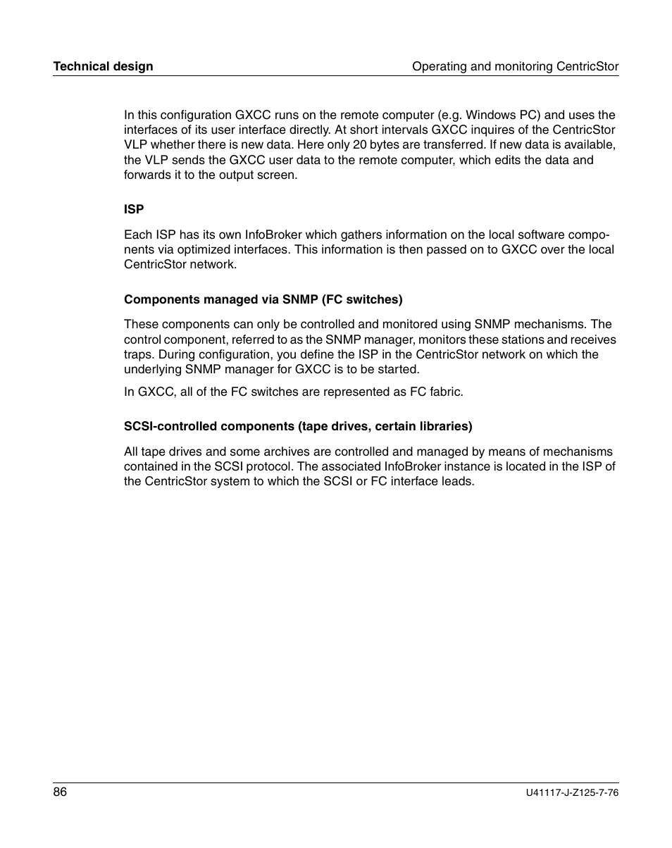 FUJITSU CentricStor V3.1D User Manual | Page 86 / 640