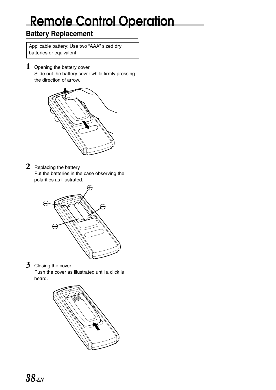 Remote control operation | Alpine CDA-7878R User Manual | Page 40 / 48