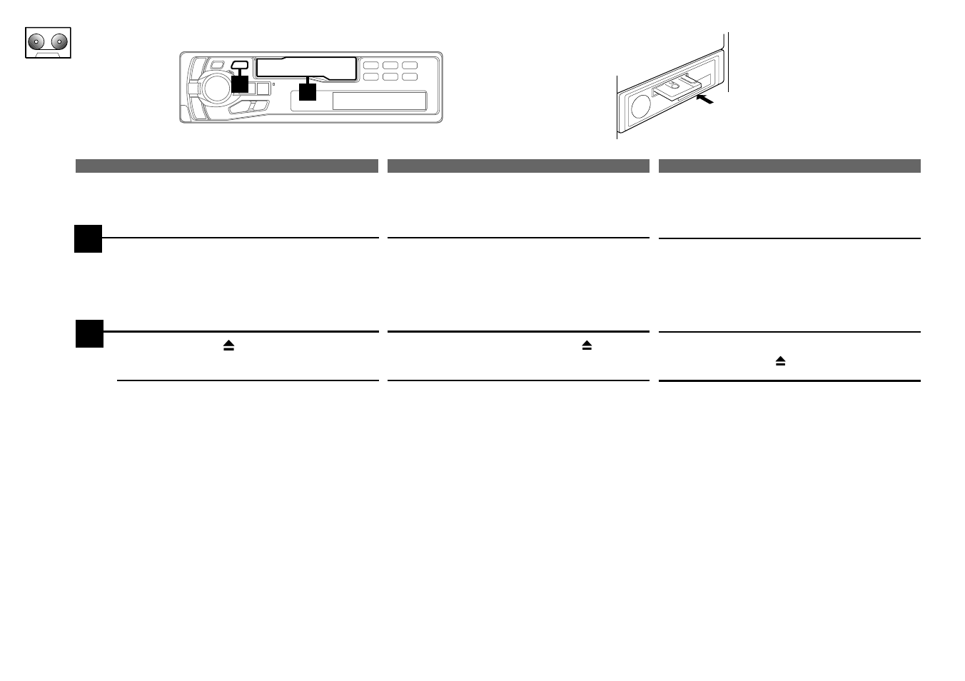 Inserting/ejecting cas- sette | Alpine TDM-7561 User Manual | Page 28 / 52