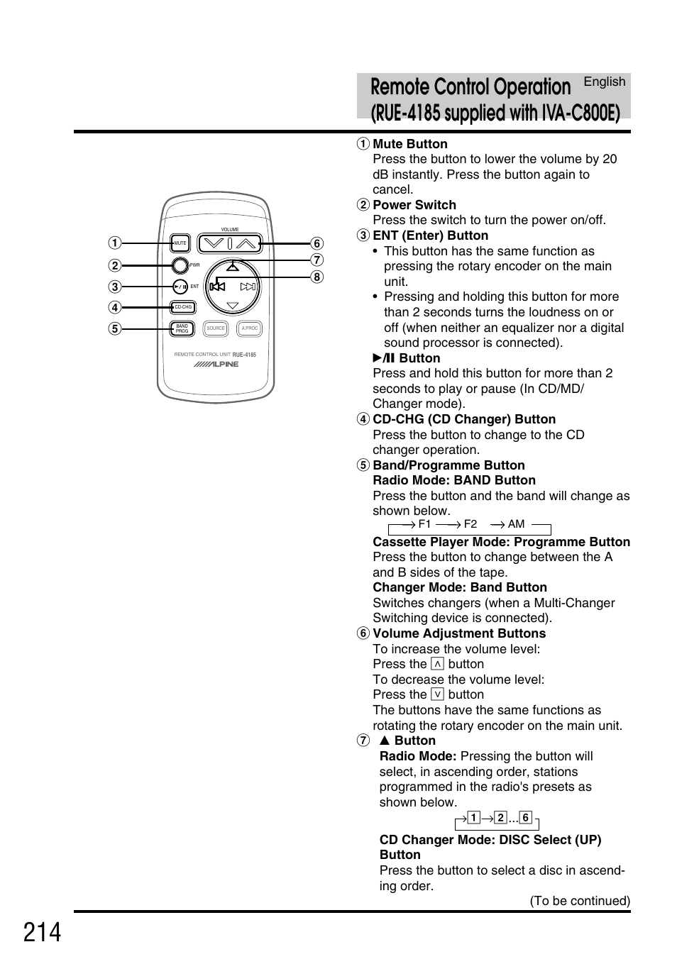 Alpine IVA-C800E User Manual | Page 105 / 115