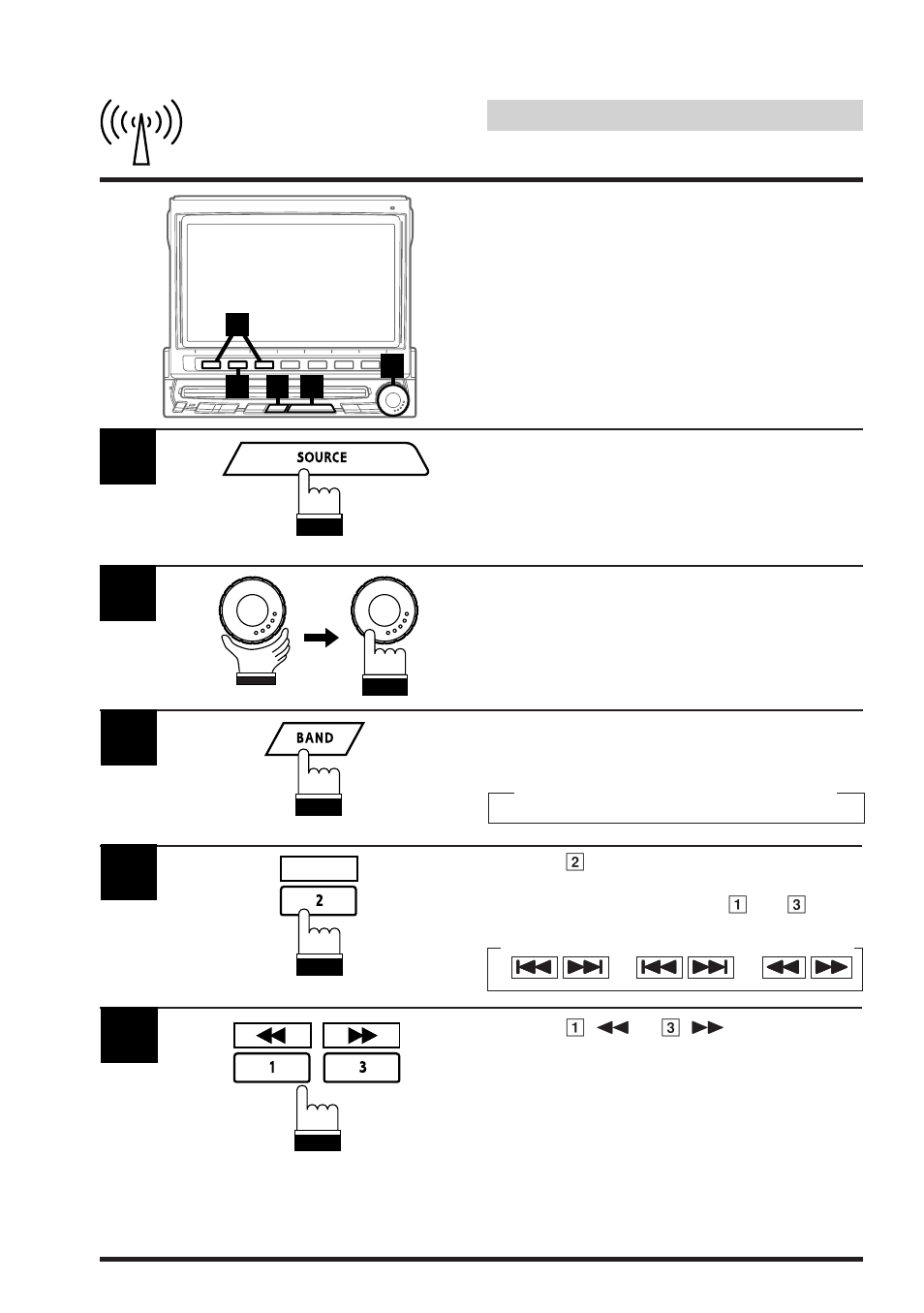 Radio operation, Manual tuning | Alpine IVA-C800 User Manual | Page 36 / 251