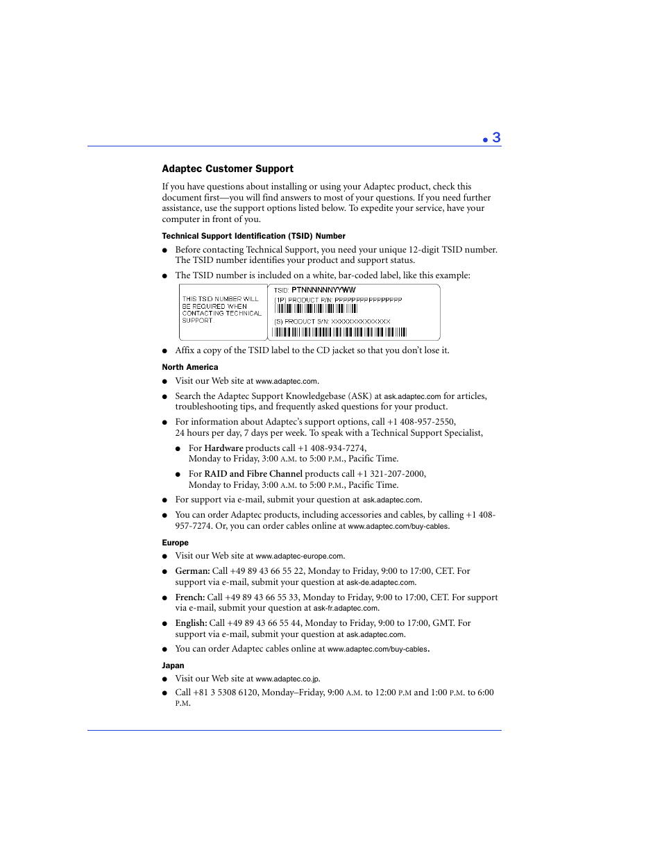 Adaptec 48300 User Manual | Page 3 / 109