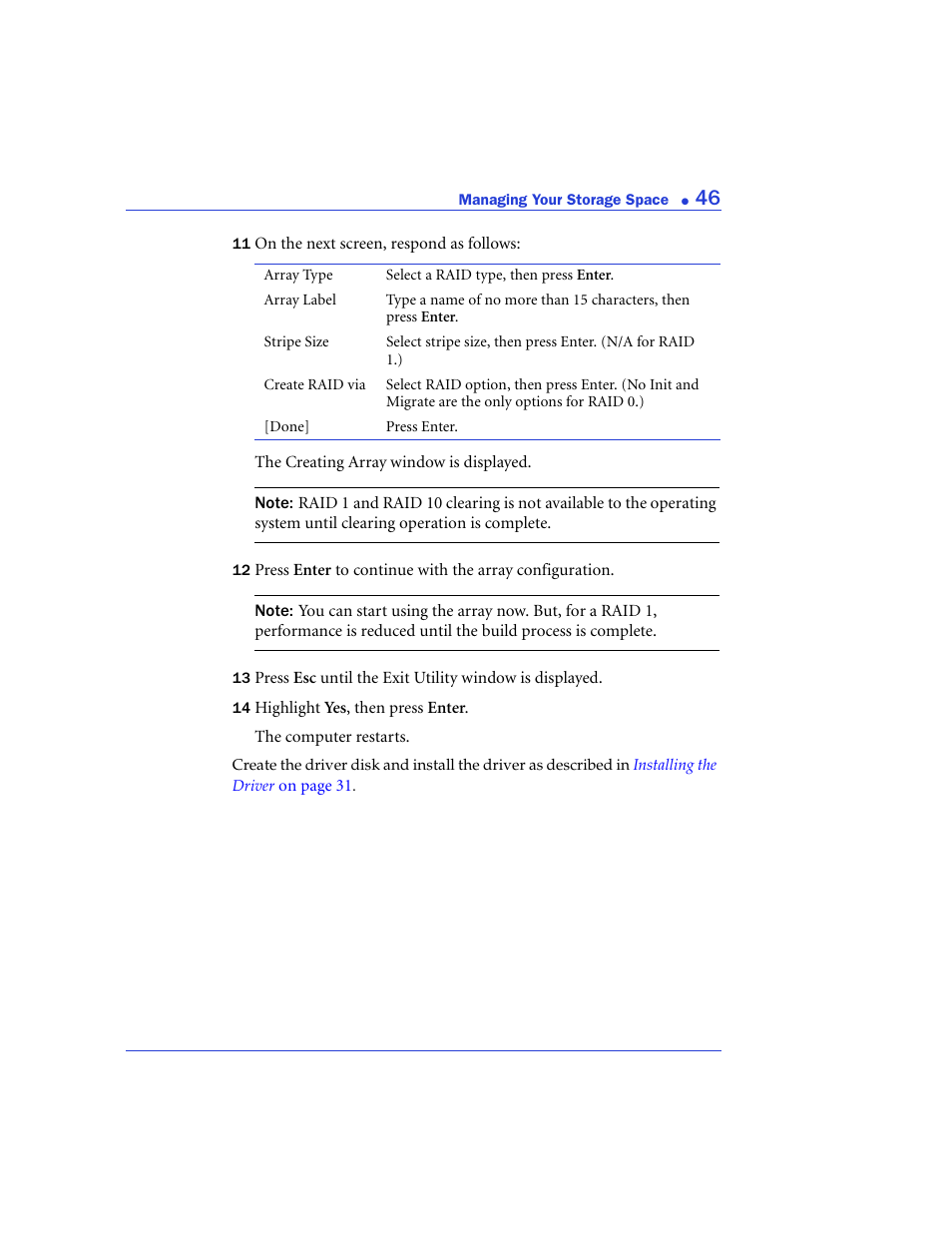 Adaptec 48300 User Manual | Page 46 / 109