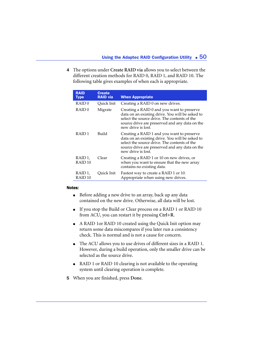 Adaptec 48300 User Manual | Page 50 / 109