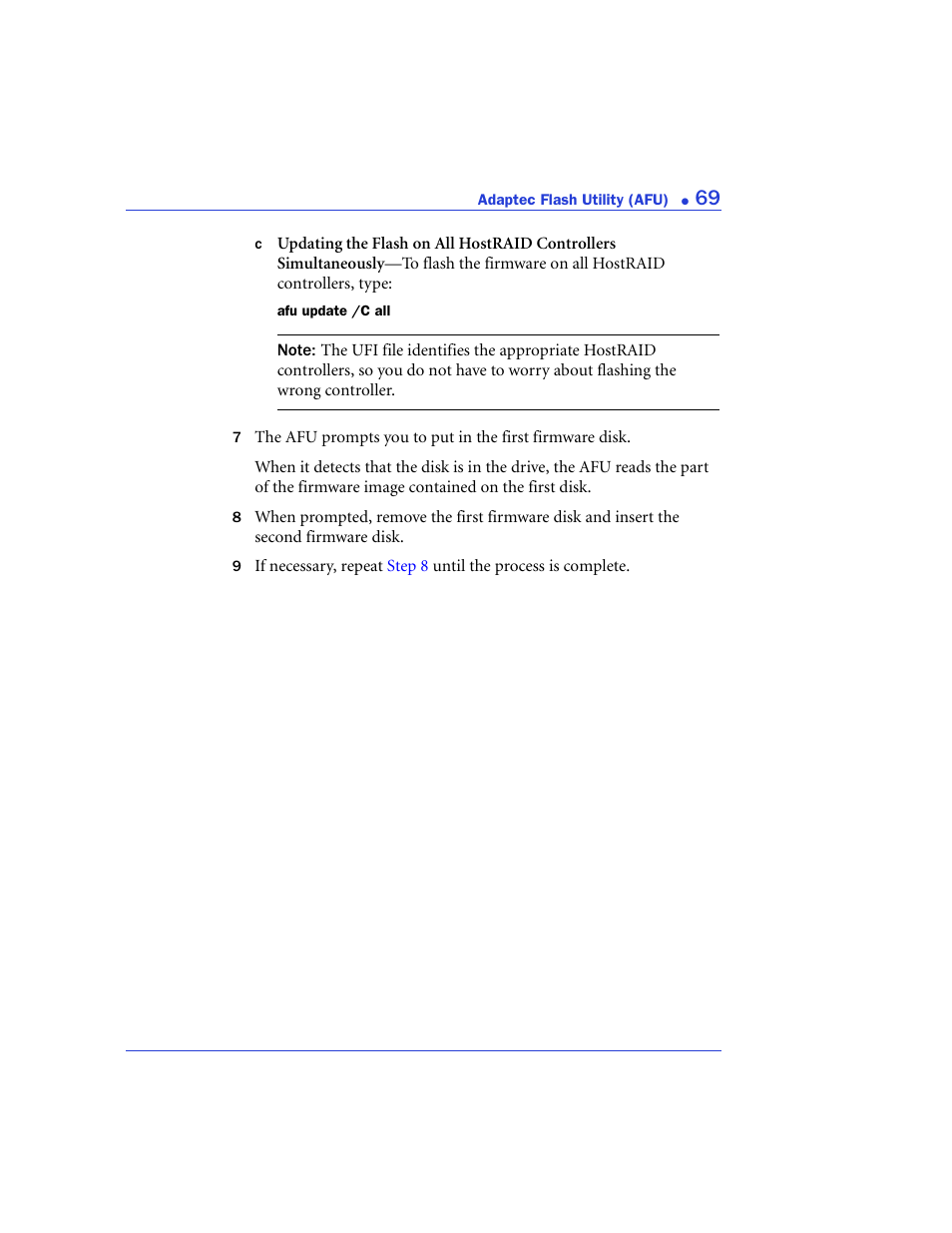 Adaptec 48300 User Manual | Page 69 / 109