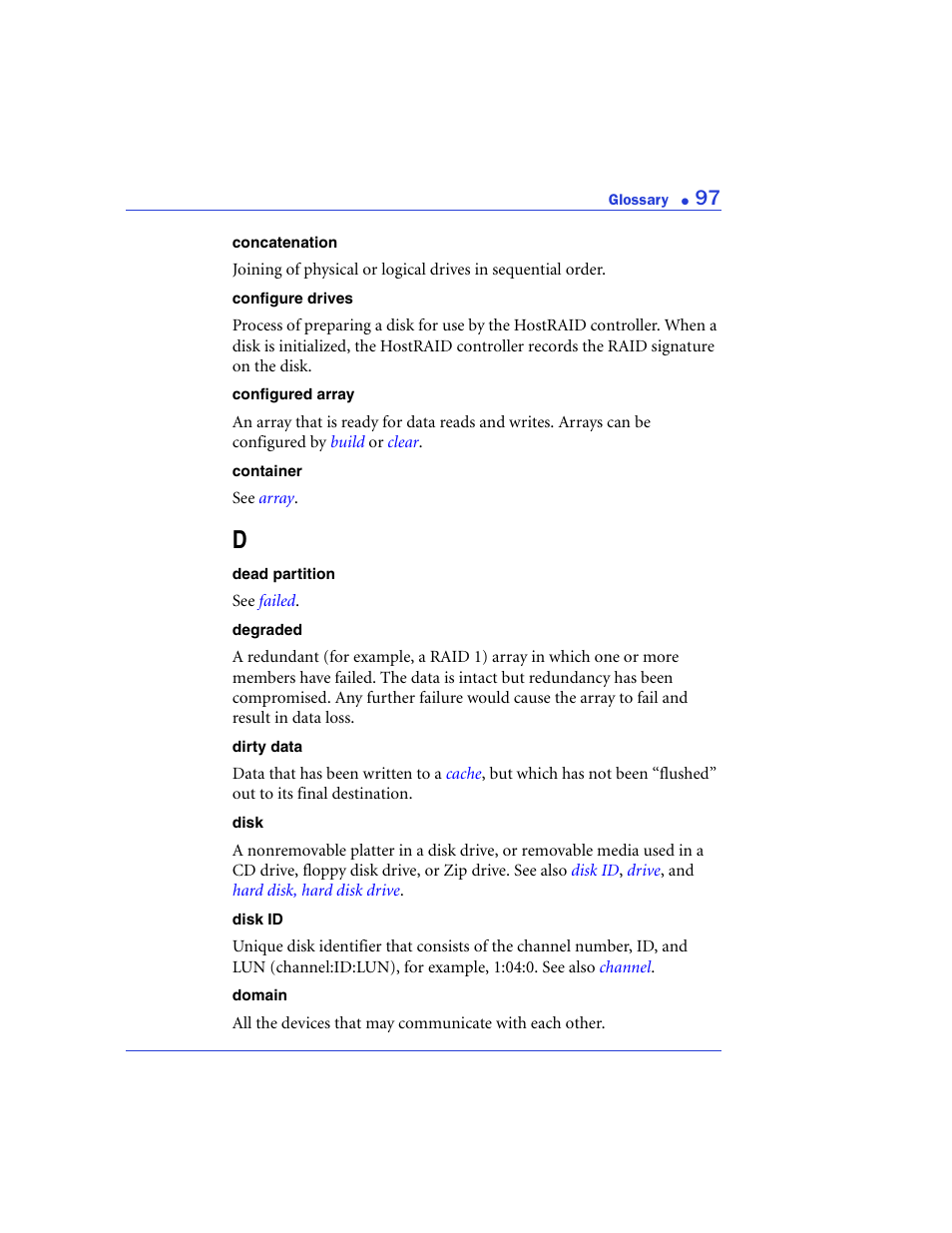 Container, Configure drives | Adaptec 48300 User Manual | Page 97 / 109