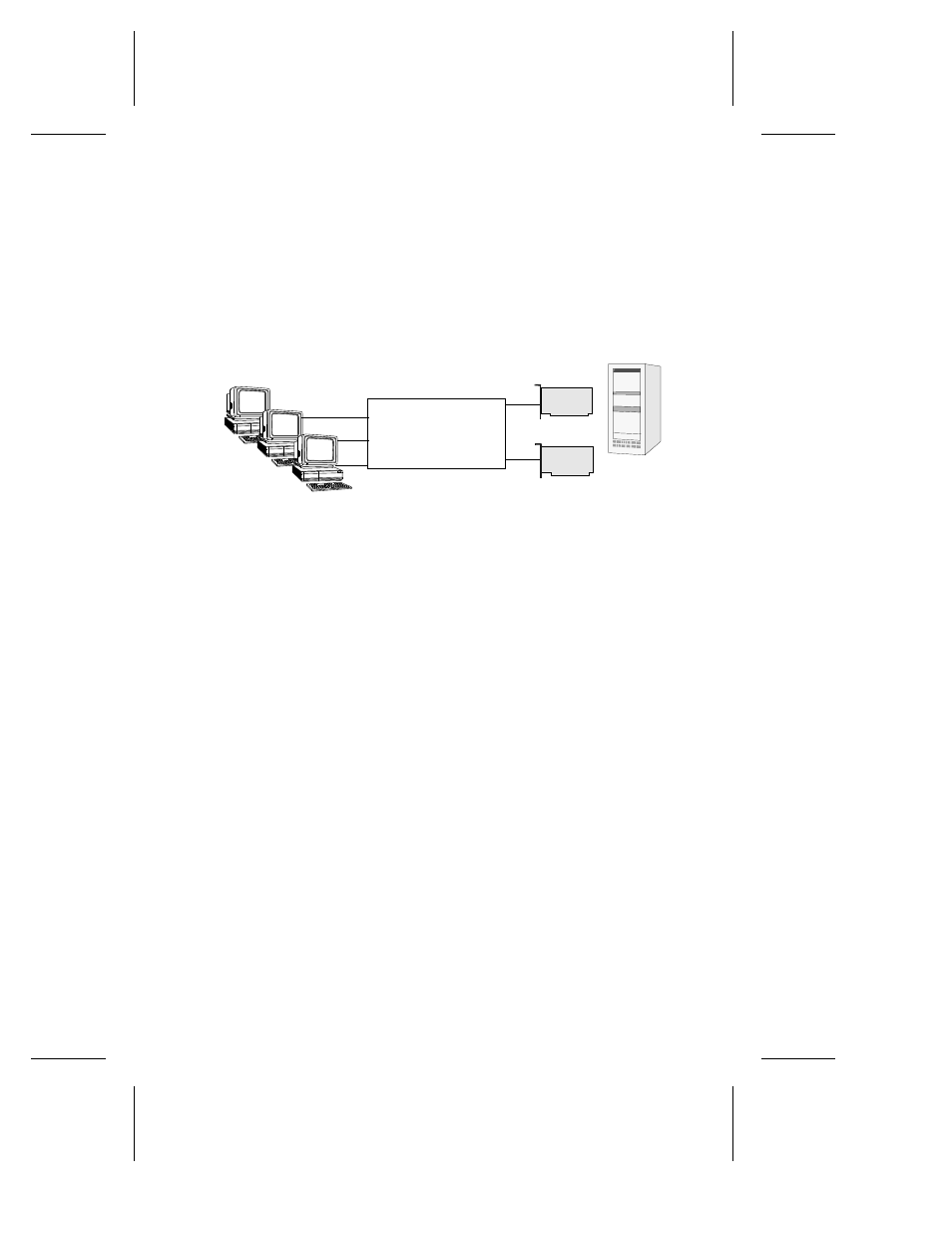 Single hub or switch on an ethernet segment, Single hub or switch on an ethernet segment -3, Single hub or switch on an ethernet segmen | Adaptec ANA-62000 User Manual | Page 47 / 202