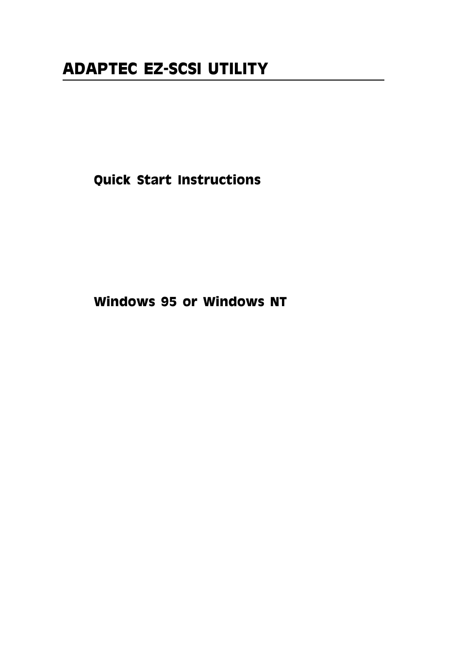 Adaptec ez-scsi utility | Adaptec SBC-599 User Manual | Page 90 / 120