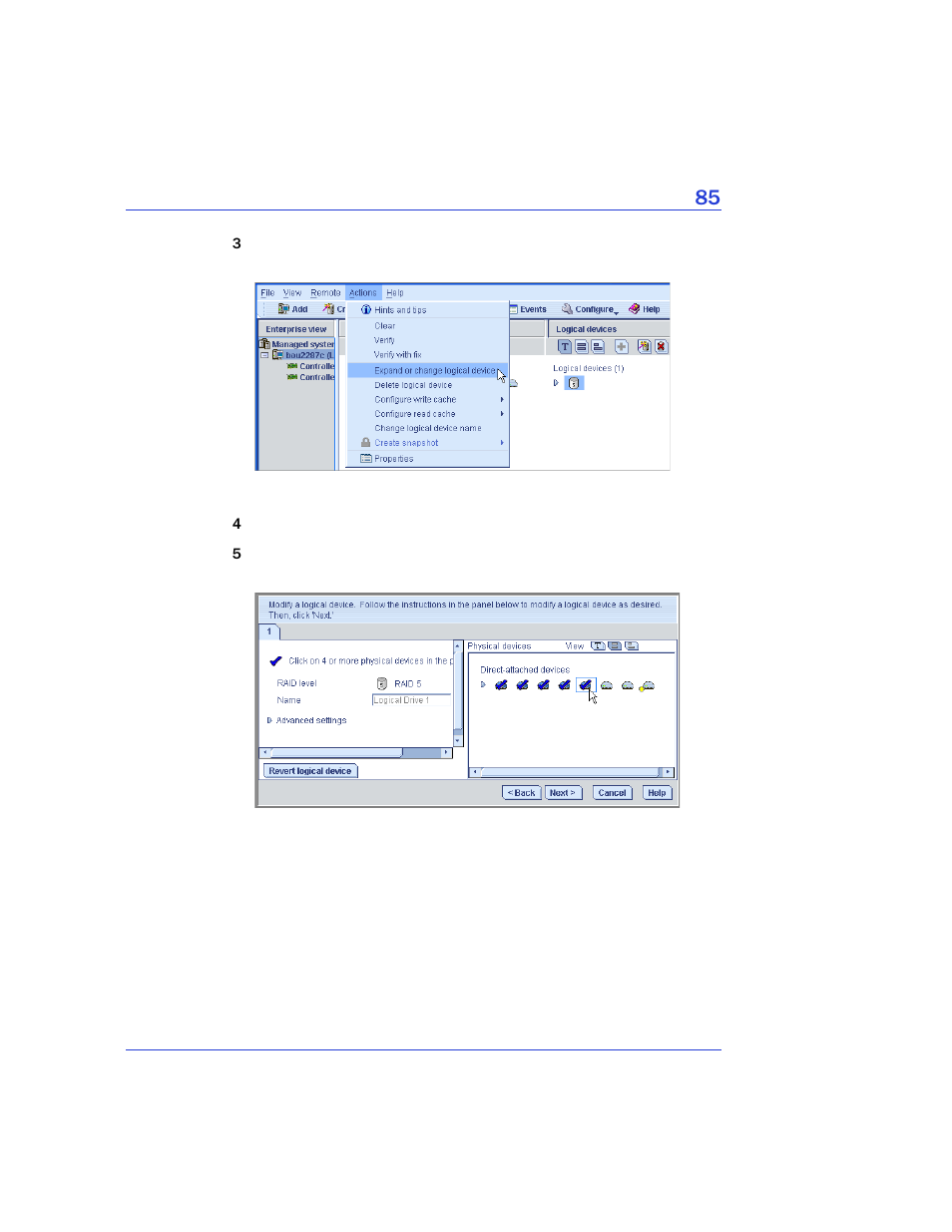 Adaptec Storage Manager User Manual | Page 86 / 191