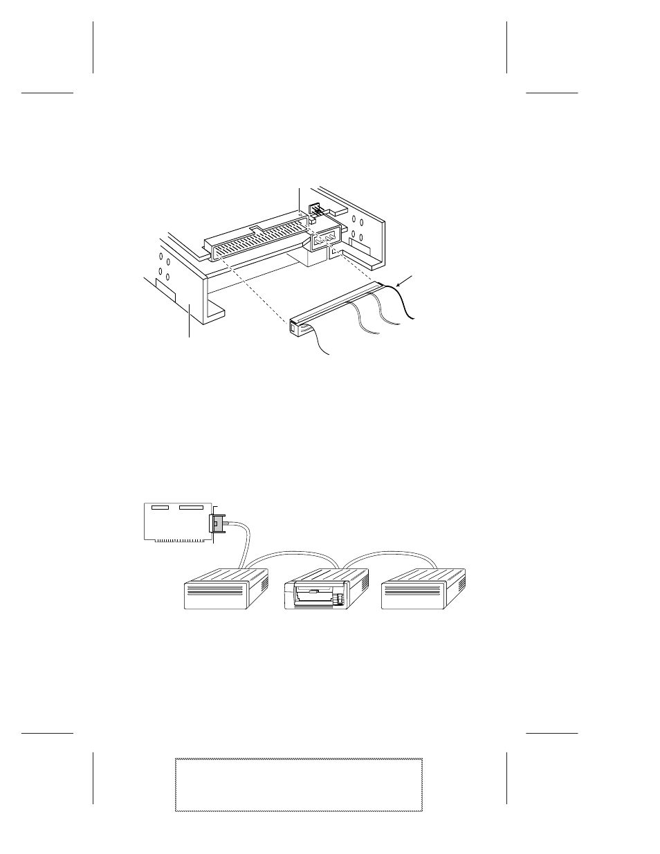 Connecting external scsi devices | Adaptec AHA-1510A User Manual | Page 43 / 62