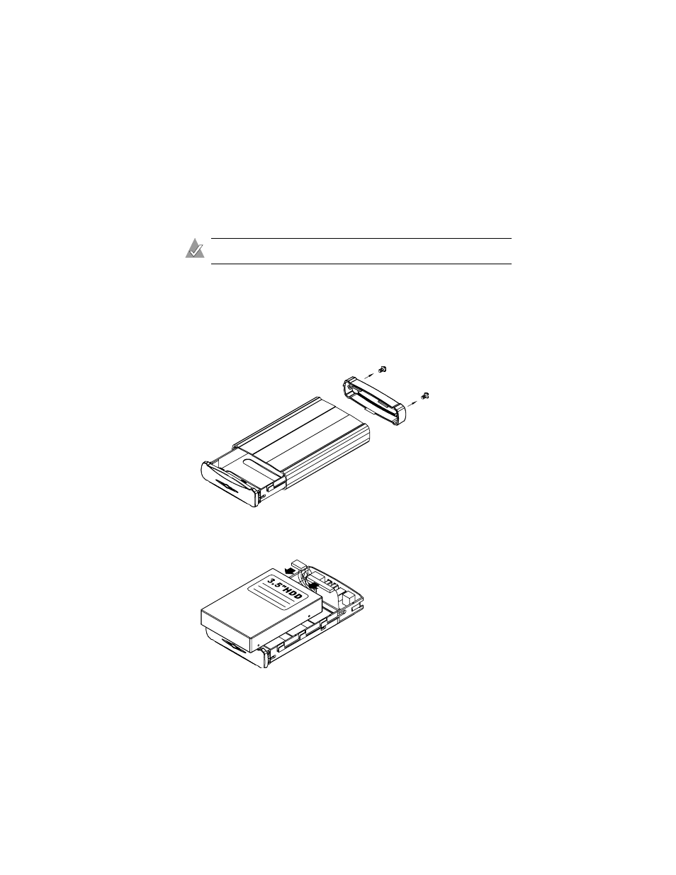 Installing a disk drive | Adaptec ACS-100 User Manual | Page 8 / 13