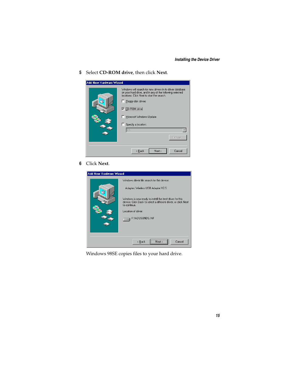 Adaptec Ultra Wireless WirelessTM USB Adapter User Manual | Page 22 / 57