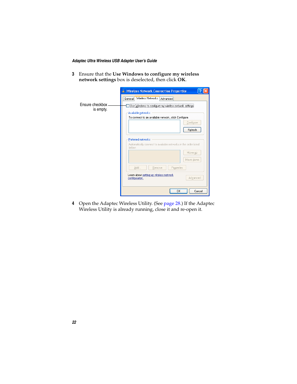 Adaptec Ultra Wireless WirelessTM USB Adapter User Manual | Page 29 / 57