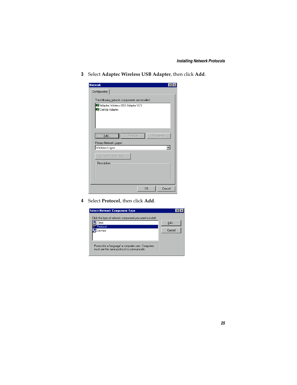 Adaptec Ultra Wireless WirelessTM USB Adapter User Manual | Page 32 / 57