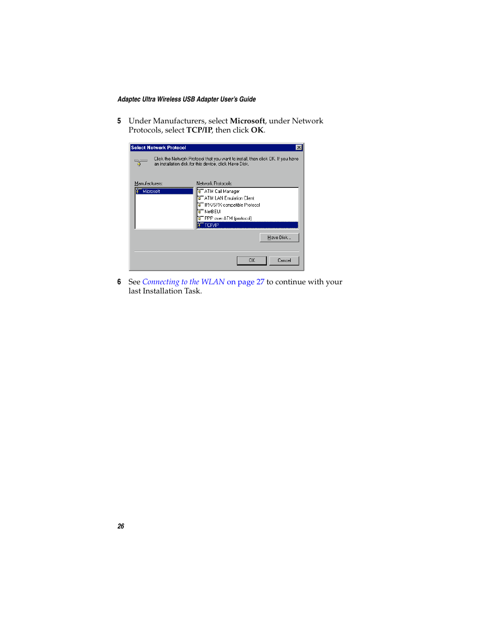 Adaptec Ultra Wireless WirelessTM USB Adapter User Manual | Page 33 / 57