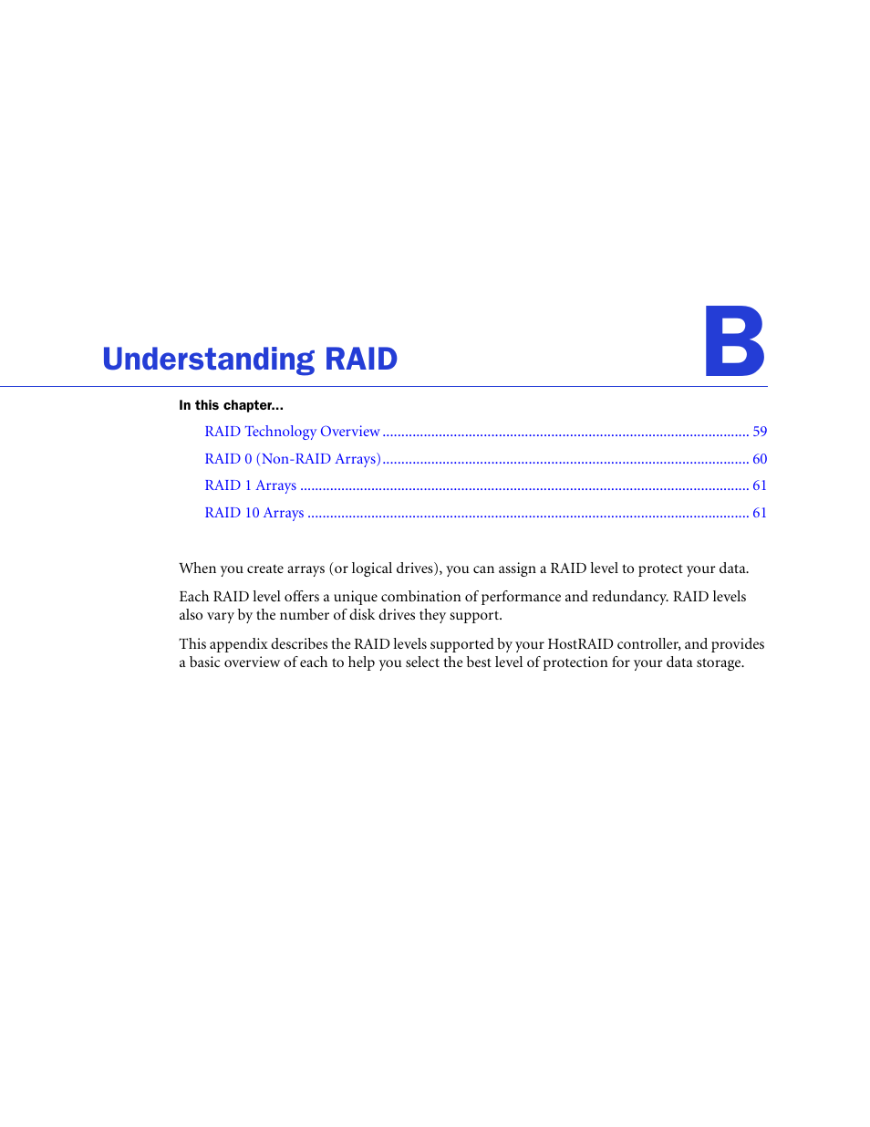 Understanding raid, Want. see | Adaptec 58300 User Manual | Page 58 / 88