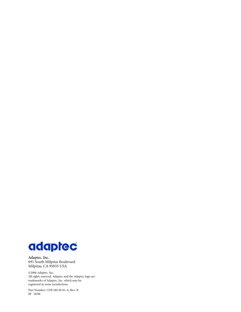 Adaptec 58300 User Manual | Page 88 / 88