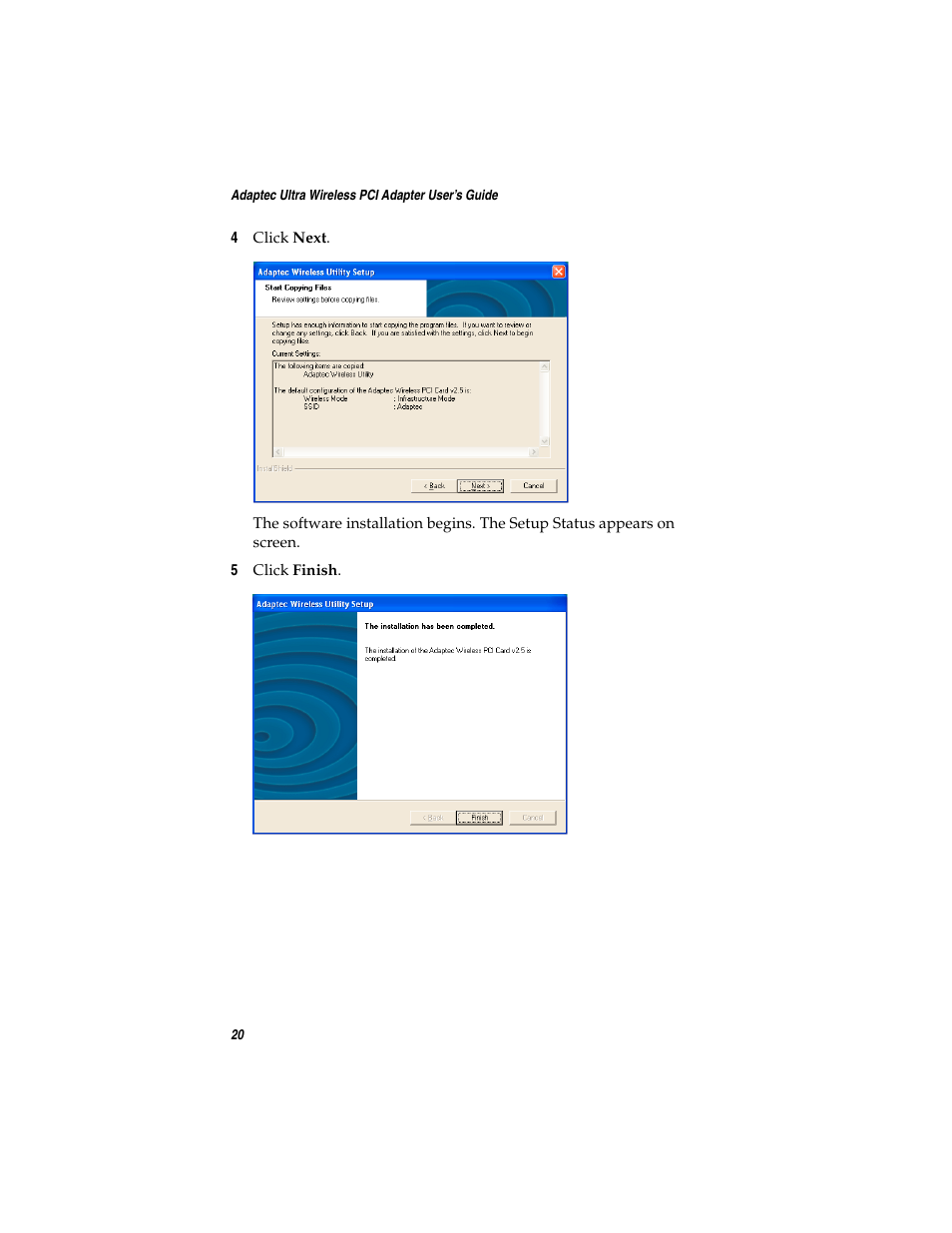 Adaptec WirelessTM User Manual | Page 27 / 58