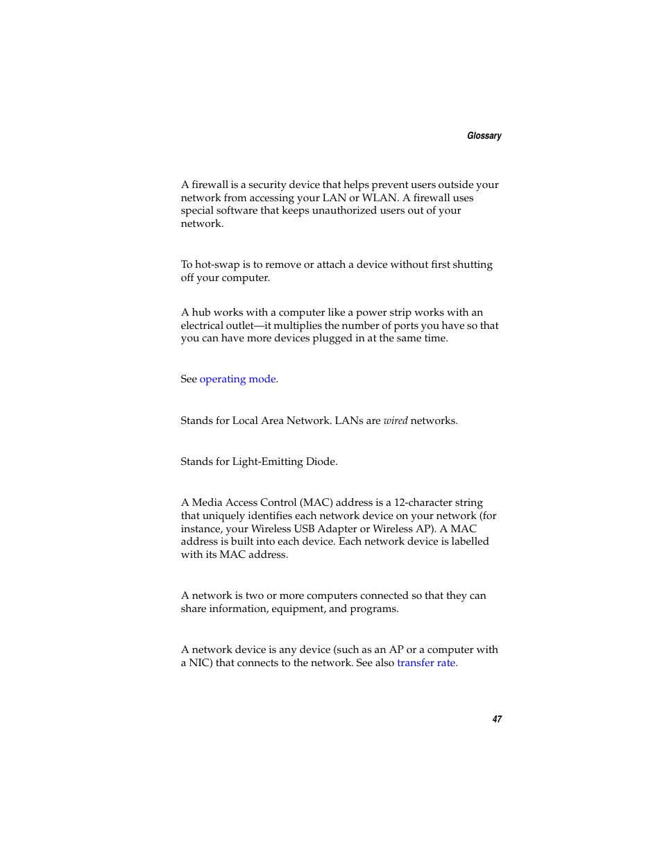 Adaptec WirelessTM User Manual | Page 54 / 58