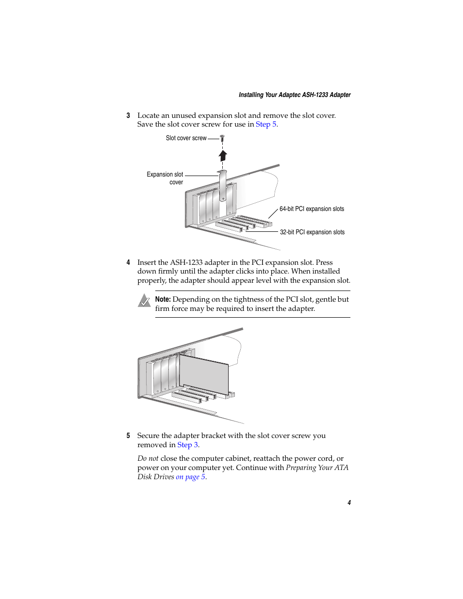 Adaptec ASH-1233 User Manual | Page 11 / 28