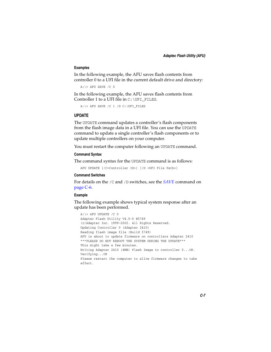 Adaptec SATA AND SCSI RAID CONTROLLERS User Manual | Page 100 / 165