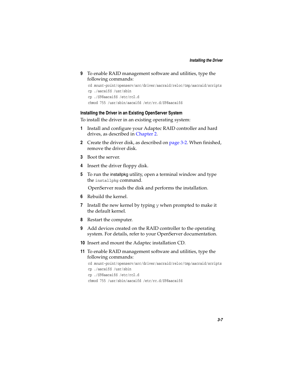 Adaptec SATA AND SCSI RAID CONTROLLERS User Manual | Page 43 / 165