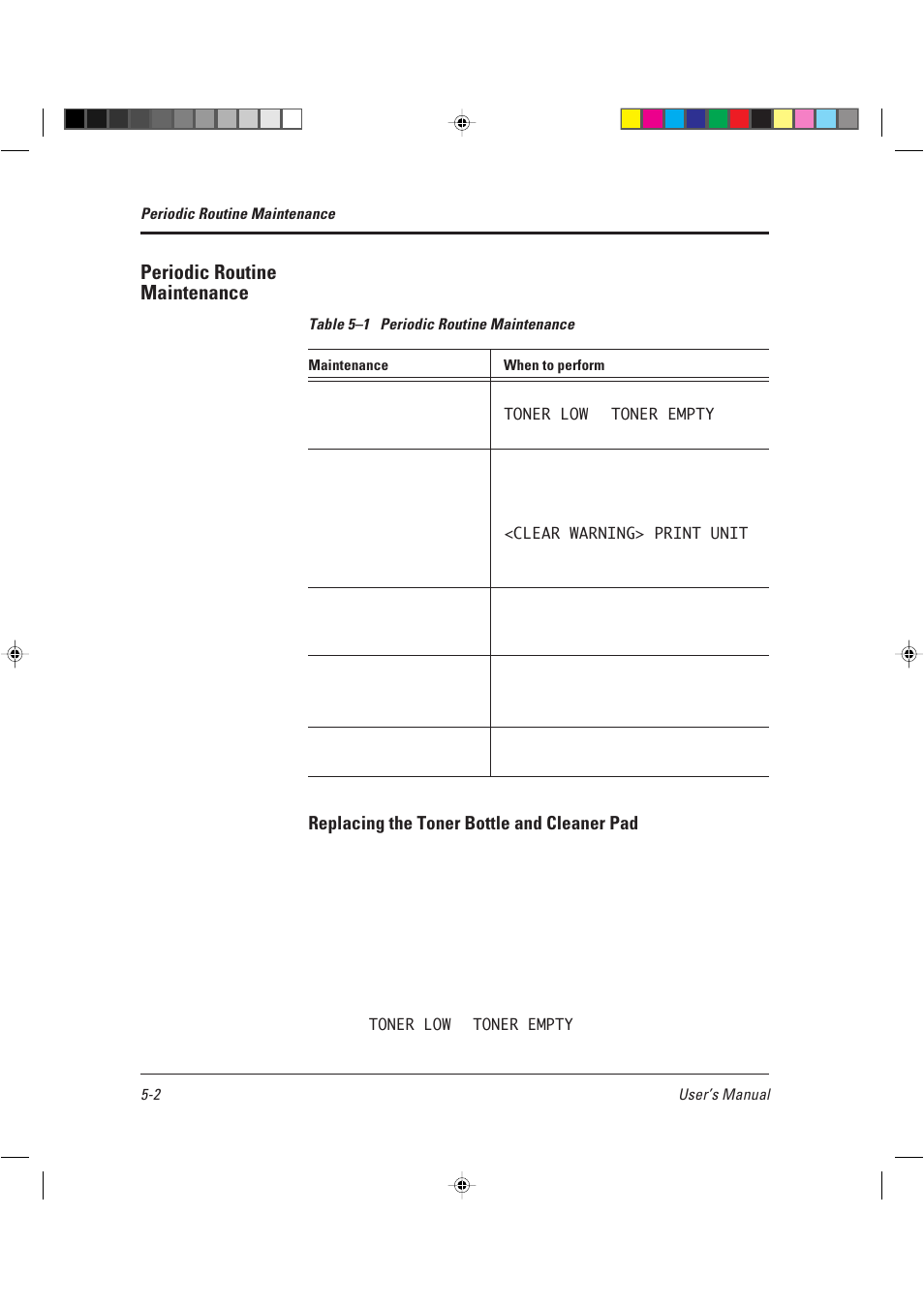 Periodic routine maintenance | AGFA TM 14ADV User Manual | Page 103 / 158