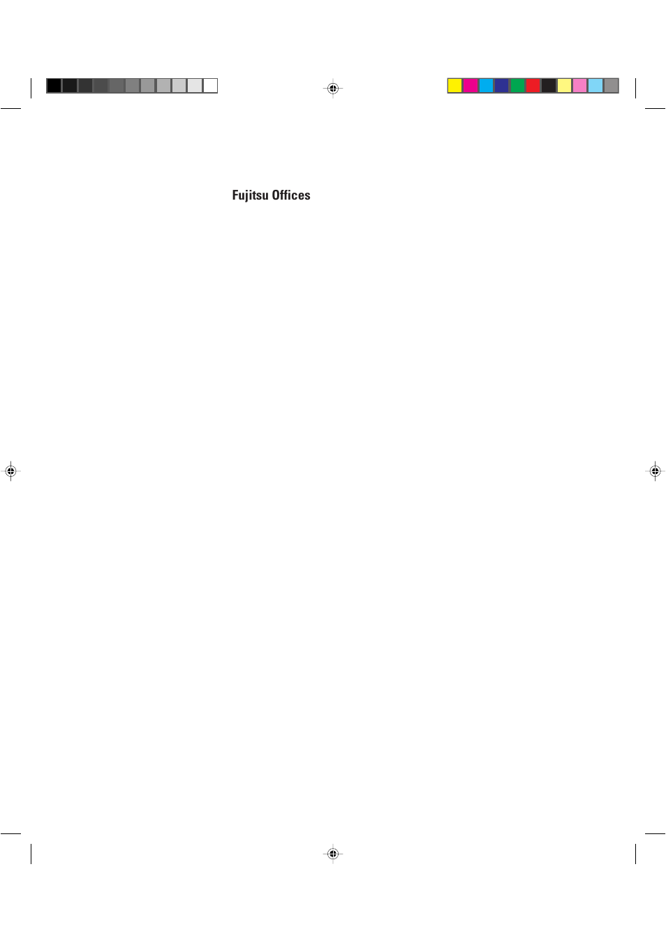 Fujitsu offices | AGFA TM 14ADV User Manual | Page 158 / 158