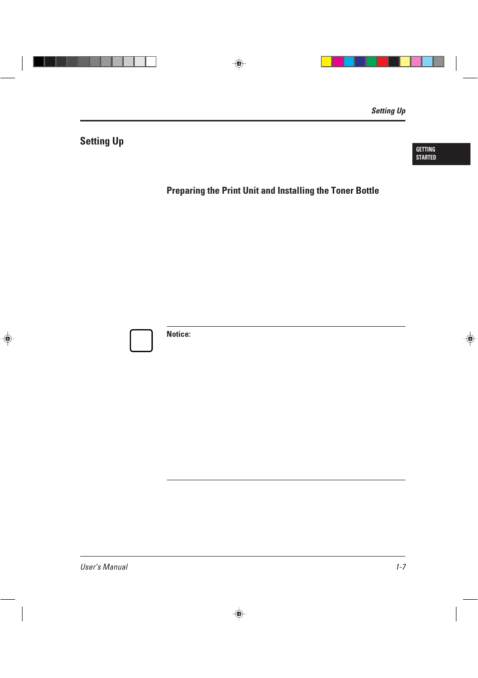 Setting up | AGFA TM 14ADV User Manual | Page 22 / 158