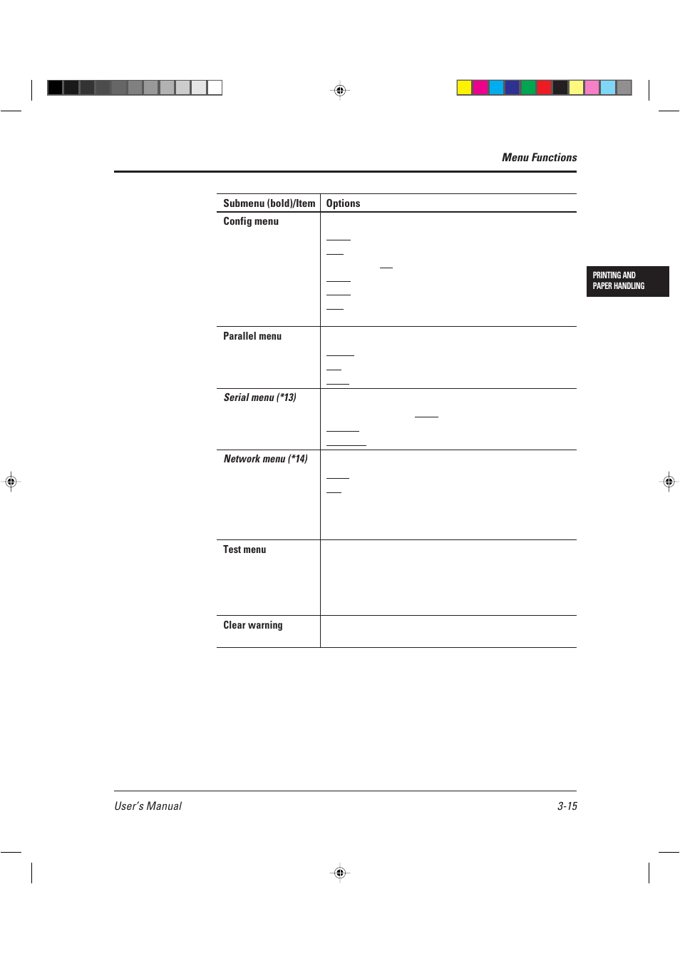 AGFA TM 14ADV User Manual | Page 68 / 158