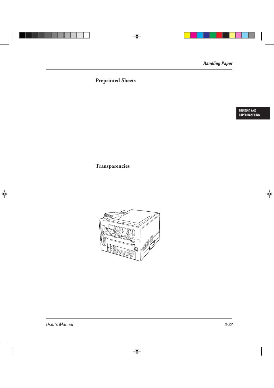 Preprinted sheets, Transparencies | AGFA TM 14ADV User Manual | Page 76 / 158