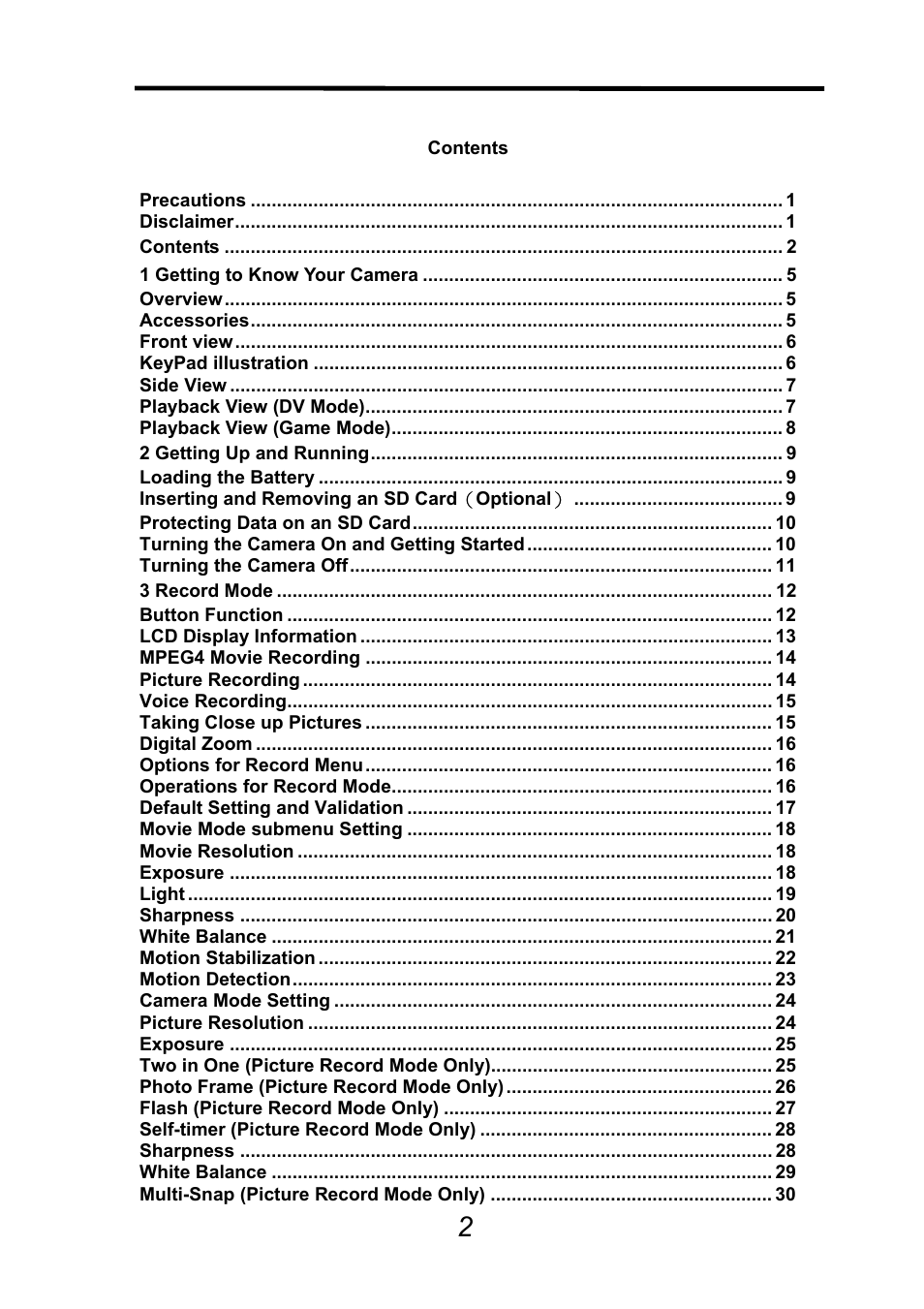 AGFA DV-5000G User Manual | Page 3 / 74