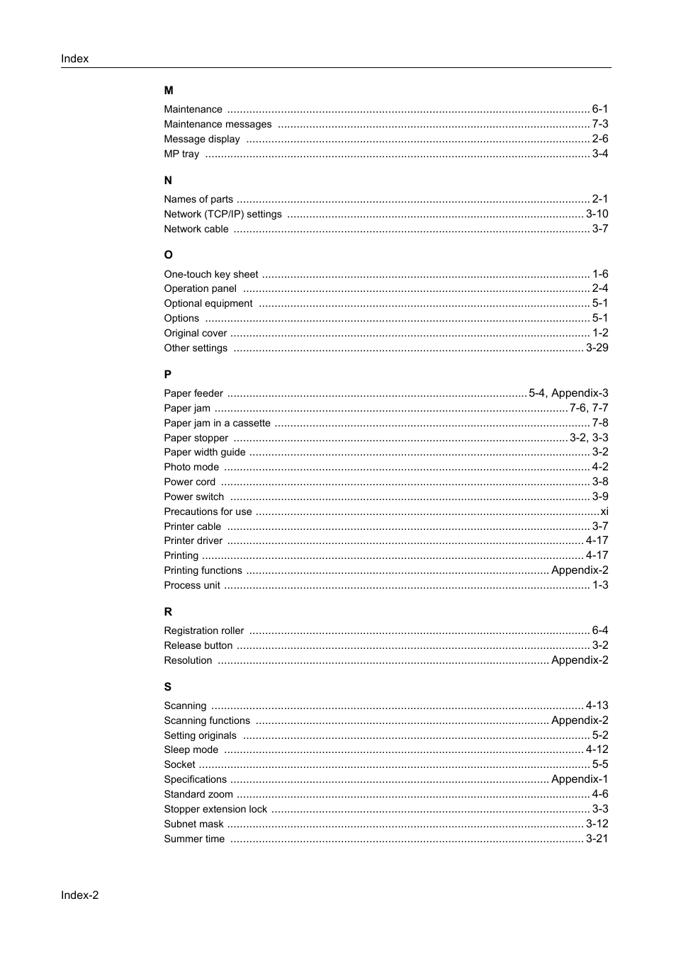 AGFA 1815 Copier User Manual | Page 110 / 116