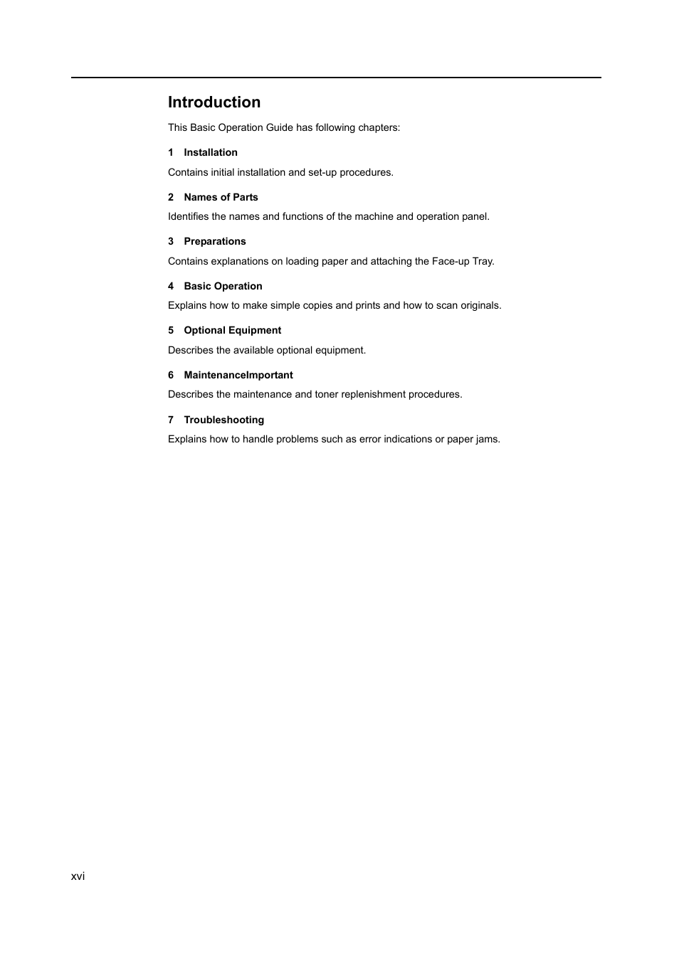 Introduction | AGFA 1815 Copier User Manual | Page 18 / 116