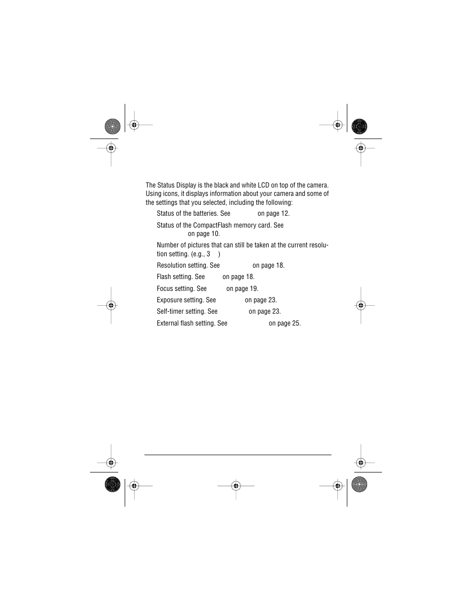 Status display | AGFA ePhoto CL30 User Manual | Page 14 / 49