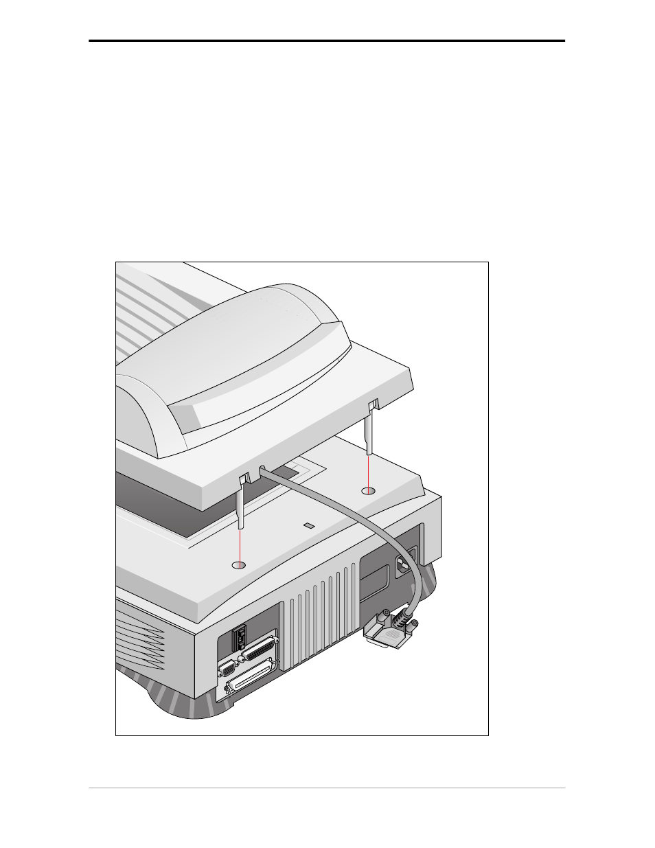 Connecting the document feeder option | AGFA Scanner User Manual | Page 41 / 58