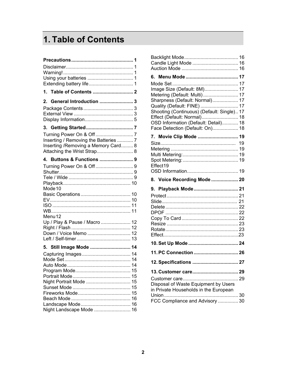 AGFA Sensor 830s User Manual | Page 3 / 31