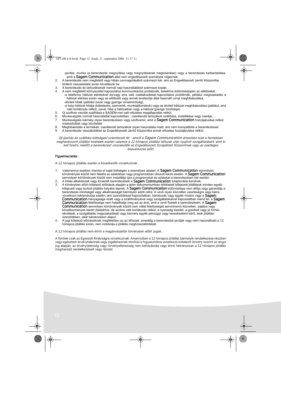 AGFA AP1100 User Manual | Page 176 / 176
