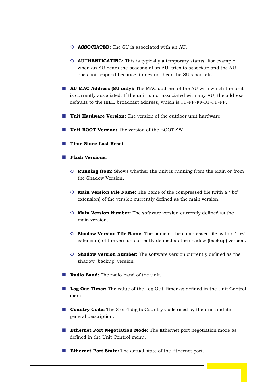Alvarion BREEZEACCESS SW VERSION 5.1 User Manual | Page 125 / 273