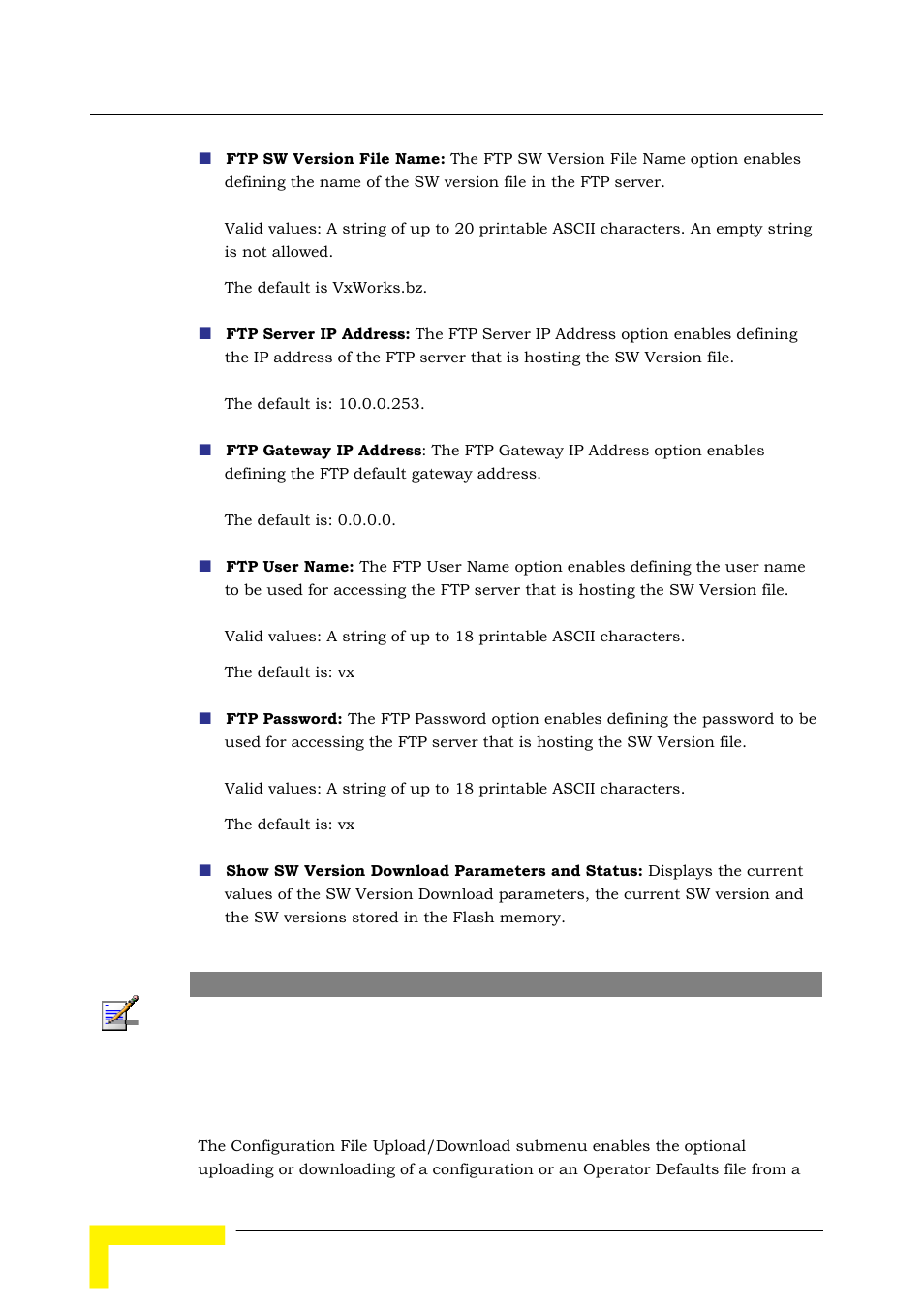 12 configuration file upload/download | Alvarion BREEZEACCESS SW VERSION 5.1 User Manual | Page 140 / 273