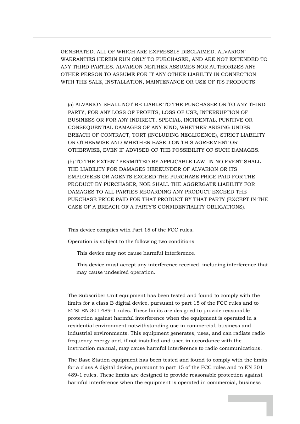 Alvarion BREEZEACCESS SW VERSION 5.1 User Manual | Page 15 / 273