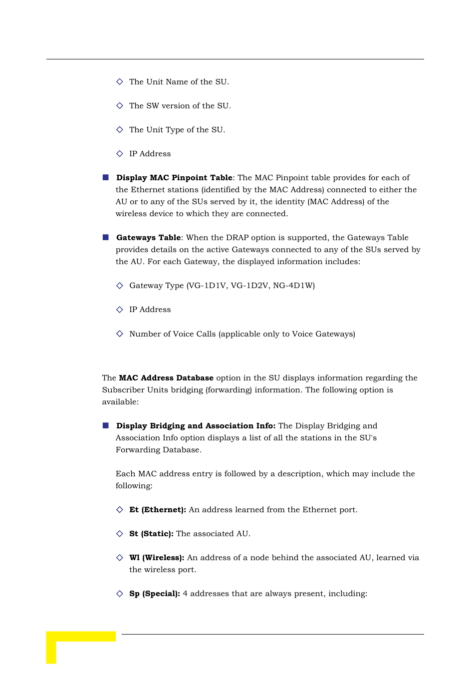 Alvarion BREEZEACCESS SW VERSION 5.1 User Manual | Page 156 / 273