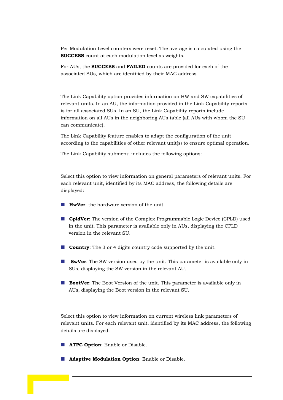7 link capability | Alvarion BREEZEACCESS SW VERSION 5.1 User Manual | Page 158 / 273