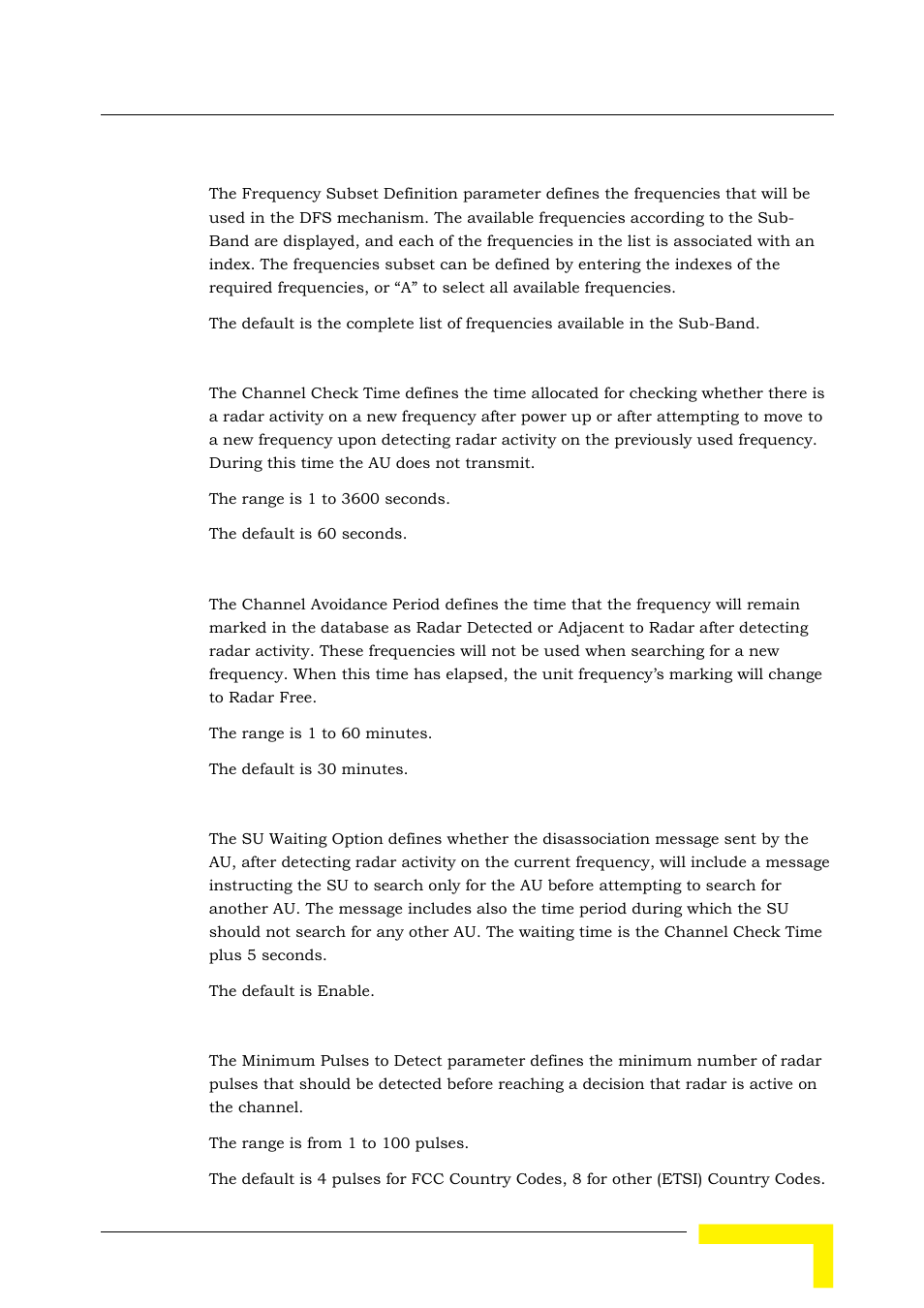 Alvarion BREEZEACCESS SW VERSION 5.1 User Manual | Page 167 / 273