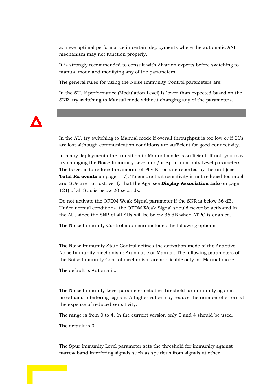 Alvarion BREEZEACCESS SW VERSION 5.1 User Manual | Page 186 / 273
